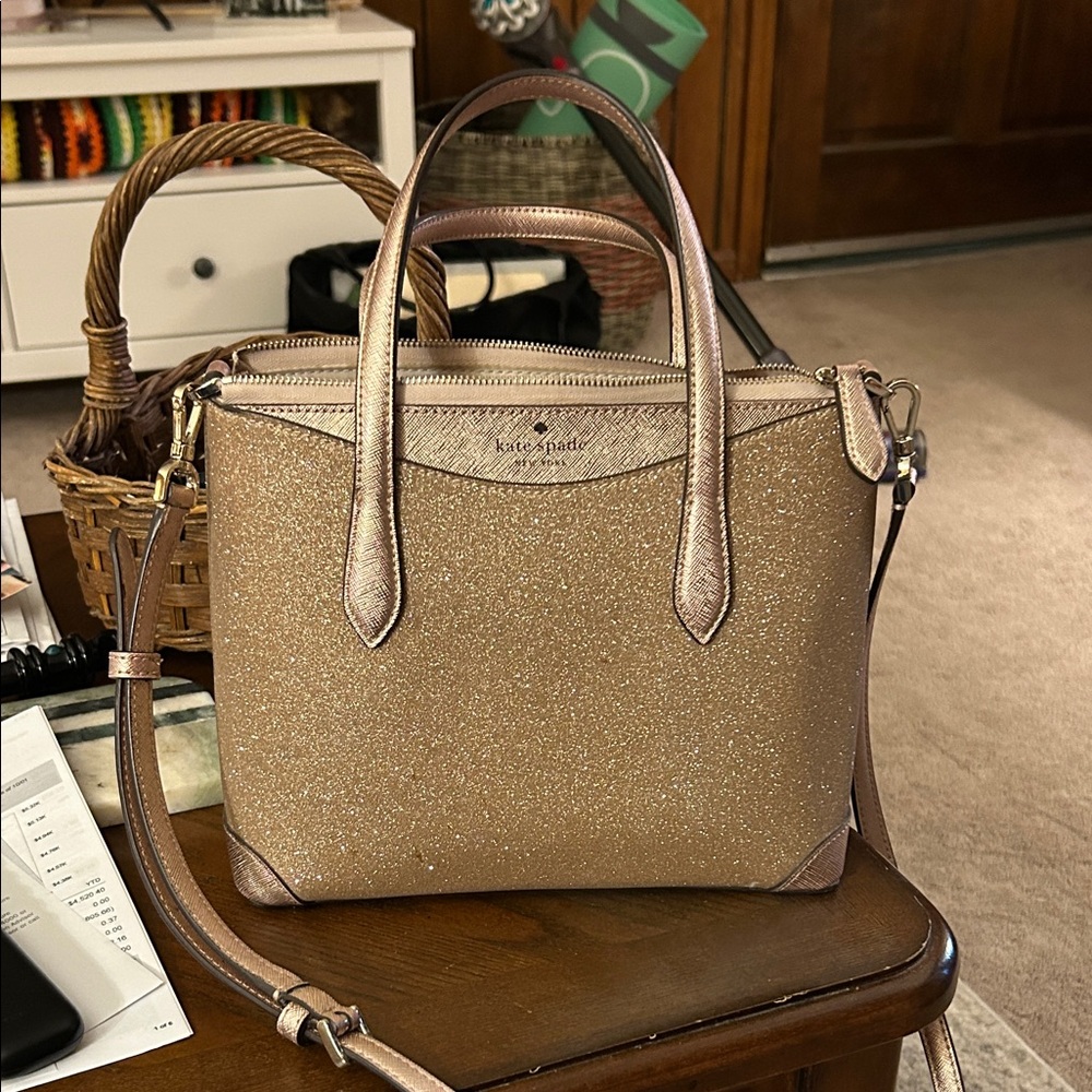 Kate Spade Metallic Gold Satchel